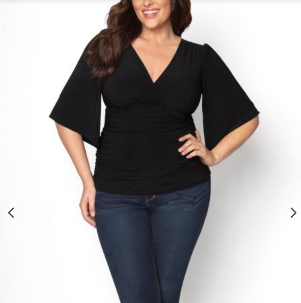Kiyonna Keira Kimono Sleeve Top